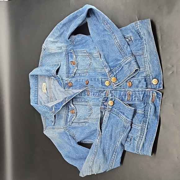 J Crew Denim Trucker Jacket Extra Small - Picture 2 of 9